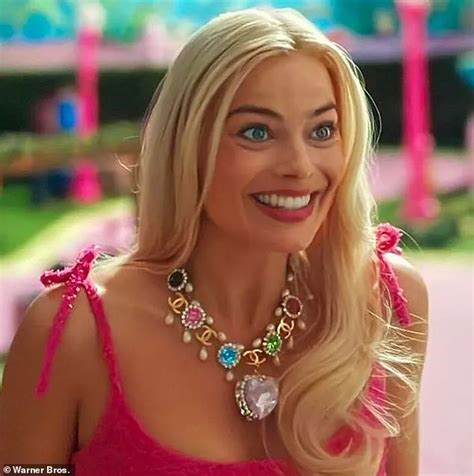 margot robbie contract with chanel|margot robbie barbie chanel necklace.